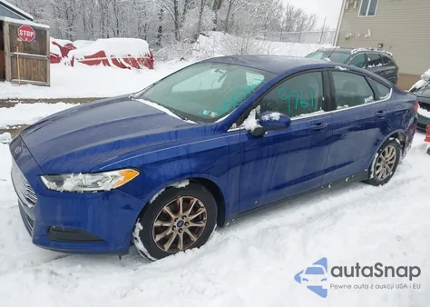 2016 Ford Fusion S from USA, damaged, VIN 3FA6P0G75GR325090